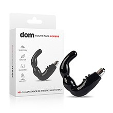 Estimulador de Próstata em Silicone com Vibro M1 Preto