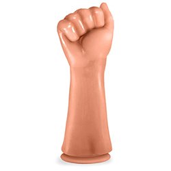 Foto do Produto Penetrador para Prática de Fisting Realístico com Ventosa Hand Fist Power 23 x 7,8cm Bege