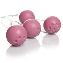 Conjunto de 4 Bolinhas Tailandesas para Pompoar Ben Wa Rosa