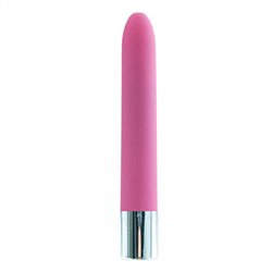 Vibrador Personal com Textura Aveludada, 10 Vibra��es 14,5 x 2,6cm Rosa