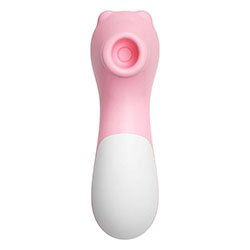 Vibrador para Clitóris com 10 Pulsações Urso Lulu Rosa