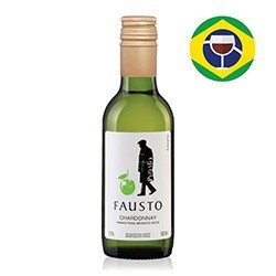 Vinho Branco Seco Fausto Chardonnay 187ml - Safra 2024
