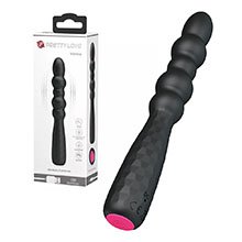 Foto do Produto Plug Anal em Silicone Recarregável com 12 Vibrações Monroe Preto