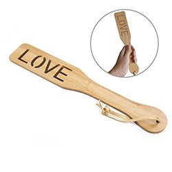 Palmatória em Bambu 32 x 5,5cm Love
