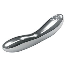 Foto do Produto Vibrador Feminino, Recarreg�vel, A�o Inoxid�vel Inez Silver