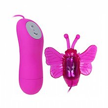 Foto do Produto Vibrador Bullet, Formato Borboleta, 12 Vibra��es Roxo