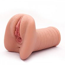 Foto do Produto Masturbador Vagina e �nus em Cyberskin Bege