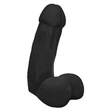 Foto do Produto Pênis Gigante e Grosso Flexível com Escroto Miudo 32 x 10cm Preto