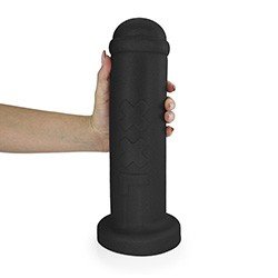 Foto do Produto Plug Anal Gigante XXL - PVC Flexível 31 x 8cm Preto
